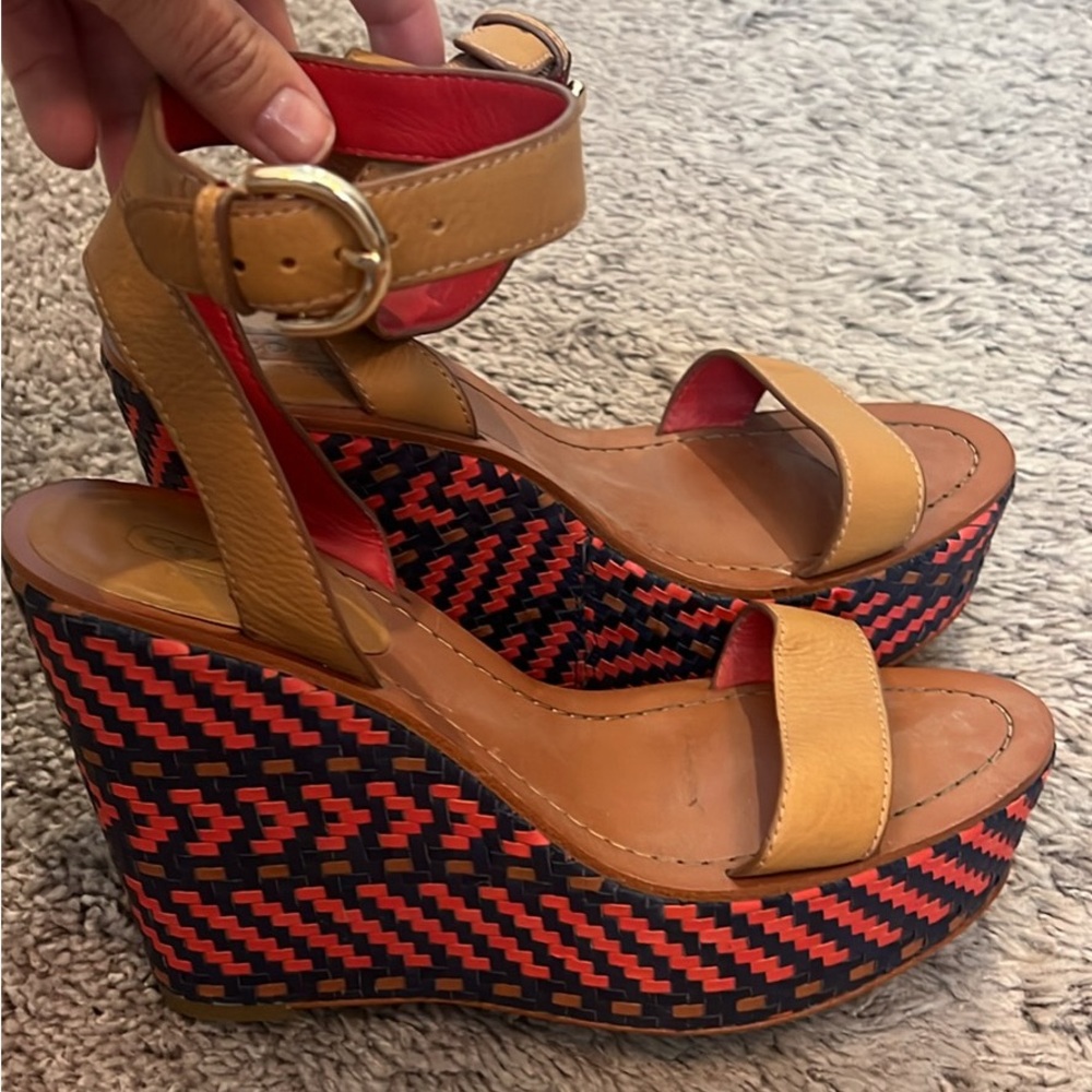 Coach Platform Wedge